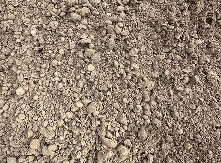 DOT bank run shell mixed with dirt and rocks for road base and fill material Florida