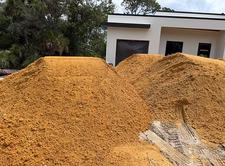 Septic sand for drain field and septic system installation Southwest Florida