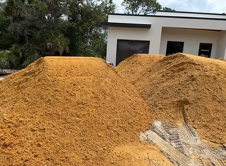 Septic sand for drain field and septic system installation Southwest Florida