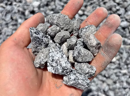57 granite stone aggregate small and medium size for construction and landscaping Southwest Florida