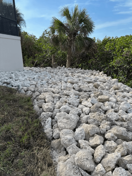 Industrial aggregate and crushed concrete paver base installation project Cezars LLC